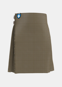 Traditional_Shepherd_Brown_White_Tartan_3205_kilt_front_image_with_pleated_design_and_adjustable_buckles_for_men