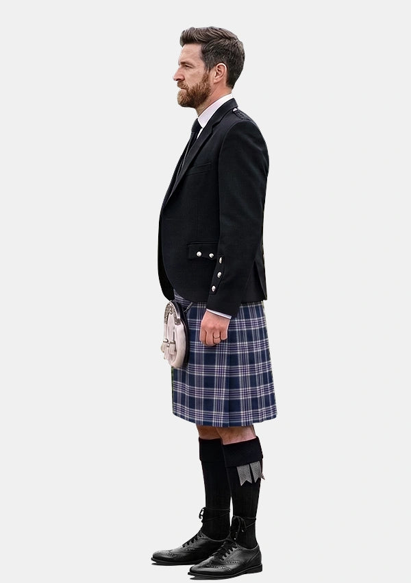 Traditional_Sibbald_Blue_Tartan_11024_Kilt_and_Argyle_Jacket_Kilt_Outfits_left_image