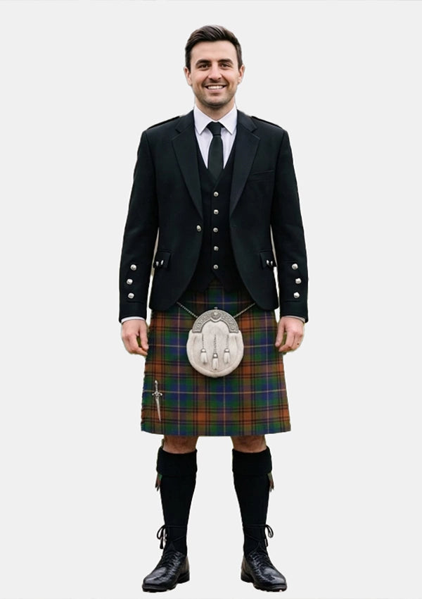 Traditional_Sikh_tartan_2654_Kilt_and_Argyle_Jacket_Kilt_Outfits_front_image