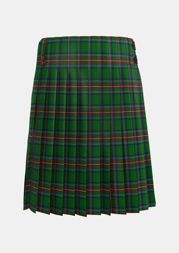 Traditional_Sillars_Tartan_3207_kilt_back_image_with_pleated_design_and_adjustable_buckles_for_men