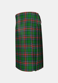 Traditional_Sillars_Tartan_3207_kilt_left_image_with_pleated_design_and_adjustable_buckles_for_men