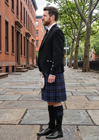 Traditional_Silver_Thistle_Tartan_6686_Kilt_and_Argyle_Jacket_Kilt_Outfit_left_image