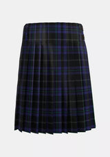 Traditional_Silver_Thistle_Tartan_6686_kilt_back_image_with_pleated_design_and_adjustable_buckles_for_men