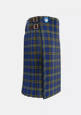 Traditional_Simpson_B_and_Family_Tartan_14298_kilt_right_image_with_pleated_design_and_adjustable_buckles_for_men