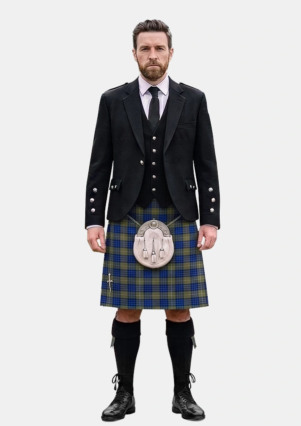 Traditional_Simpson_B_and_Family_Tartan_Kilt_and_Argyle_Jacket_Kilt_Outfits_front_image