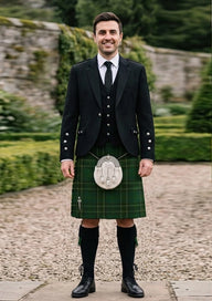 Traditional_Skene_Hunting_Tartan_1586_Kilt_and_Argyle_Jacket_Kilt_Outfit_front_image