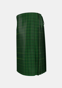 Traditional_Skene_Hunting_Tartan_kilt_1586_left_image_with_pleated_design_and_adjustable_buckles_for_men