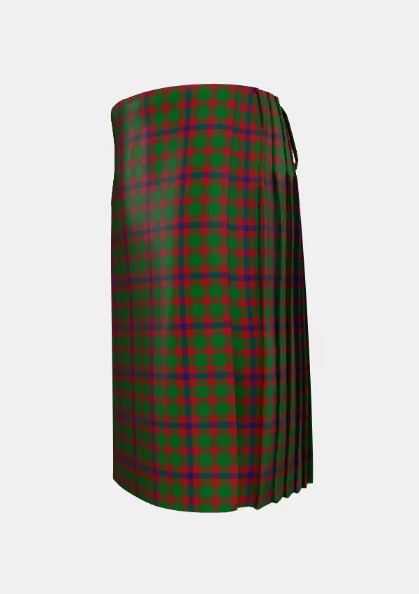 Traditional_Skene_Tartan_516_kilt_left_image_with_pleated_design_and_adjustable_buckles_for_men
