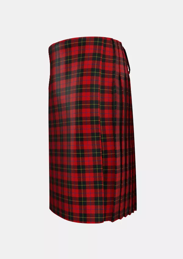 Traditional_Skinner_Tartan_2341_kilt_left_image_with_pleated_design_and_adjustable_buckles_for_men