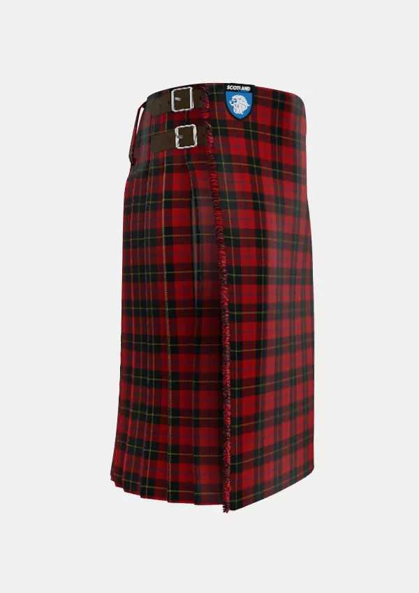 Traditional_Skinner_Tartan_2341_kilt_right_image_with_pleated_design_and_adjustable_buckles_for_men