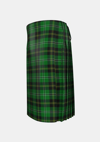 Traditional_Smeaton_Hunting_Tartan_3214_kilt_left_image_with_pleated_design_and_adjustable_buckles_for_men