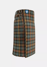 Traditional_Smith_Weathered_tartan_kilt_right_image_with_pleated_design_and_adjustable_buckles_for_men