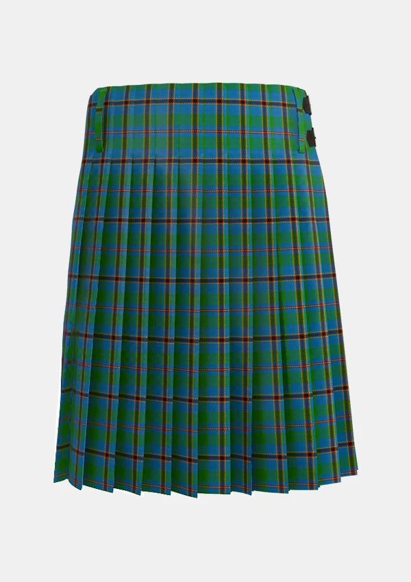 Traditional_Snodgrass_Tartan_kilt_back_image_with_pleated_design_and_adjustable_buckles_for_men