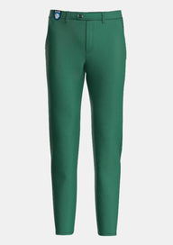 Traditional_Solid_Green_Tartan_trouser_front_image