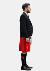 Traditional_Solid_Red_Tartan_Kilt_and_Argyle_Jacket_Kilt_Outfits_right_image