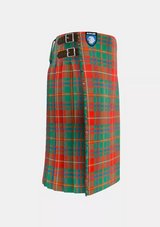 Traditional_Somerville_Ancient_Tartan_kilt_right_image_with_pleated_design_and_adjustable_buckles_for_men