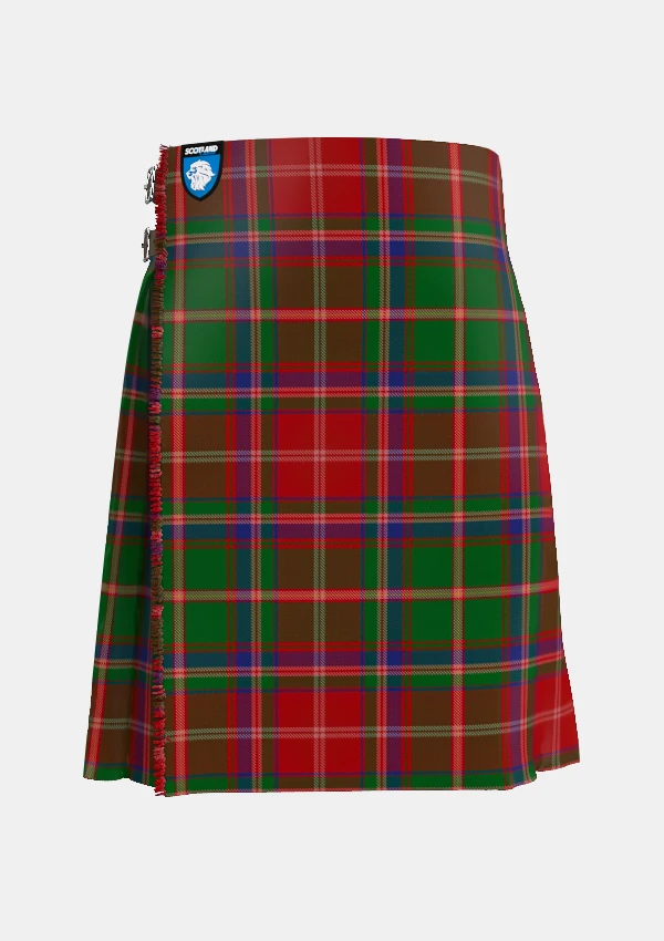 Traditional_Somerville_tartan_1861_front_image_with_pleated_design_and_adjustable_buckles_for_men