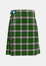 Traditional_Spanish_Shirt_Tartan_kilt_4399_front_image_with_pleated_design_and_adjustable_buckles_for_men