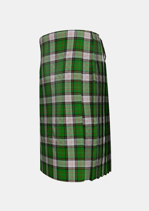 Traditional_Spanish_Shirt_Tartan_kilt_4399_left_image_with_pleated_design_and_adjustable_buckles_for_men