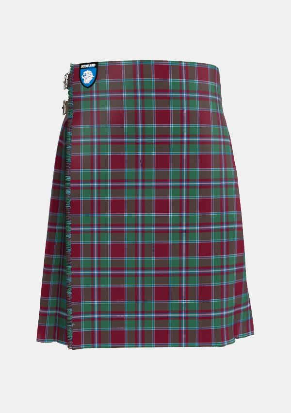 Traditional_Spens_Spence_Tartan_1671_kilt_front_image_with_pleated_design_and_adjustable_buckles_for_men