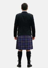 Traditional_Spirit_of_Bannockburn_tartan_3445_Kilt_and_Argyle_Jacket_Kilt_Outfits_back_image