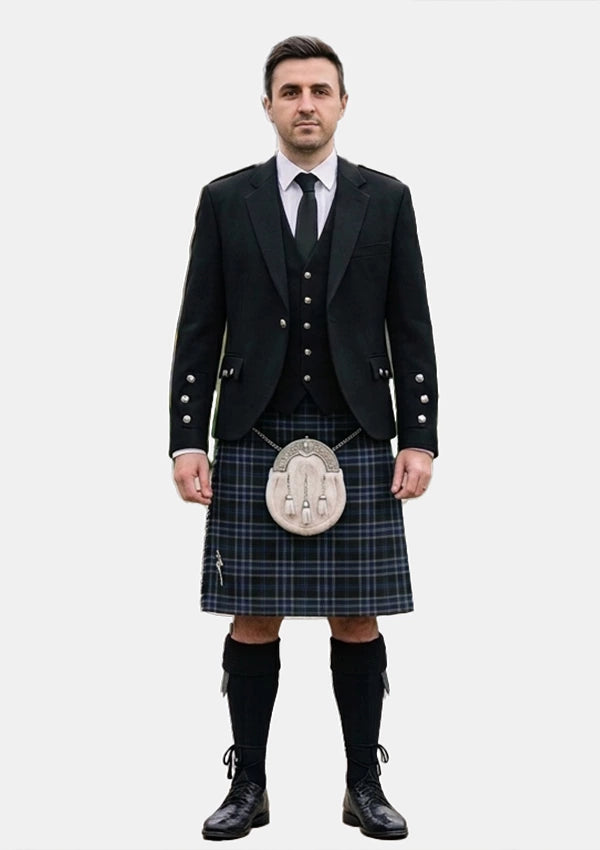 Traditional_Spirit_of_Shetland_Tartan_11739_Kilt_and_Argyle_Jacket_Kilt_Outfits_front_image