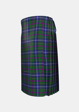 Traditional_St_Andrew_Tartan_kilt_2625_left_image_with_pleated_design_and_adjustable_buckles_for_men