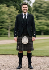 Traditional_St_Mirren_Tartan_3831_Kilt_and_Argyle_Jacket_Kilt_Outfit_front_image