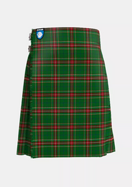 Traditional_Steel_Tartan_6856_kilt_front_image_with_pleated_design_and_adjustable_buckles_for_men