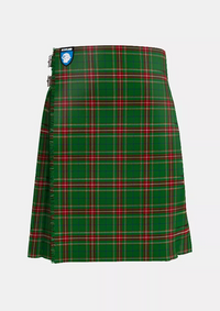 Traditional_Steel_Tartan_6856_kilt_front_image_with_pleated_design_and_adjustable_buckles_for_men