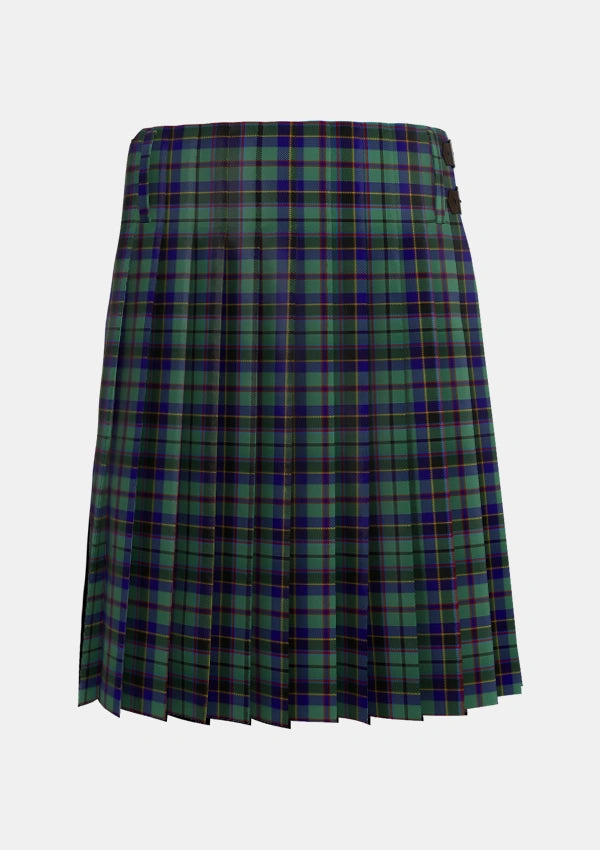 Traditional_Stephenson_2_Tartan_517_kilt_back_image_with_pleated_design_and_adjustable_buckles_for_men