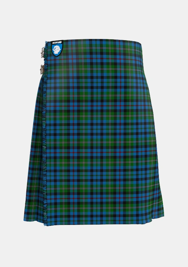 Traditional_Stephenson_Hunting_2_Tartan_770_kilt_front_image_with_pleated_design_and_adjustable_buckles_for_men
