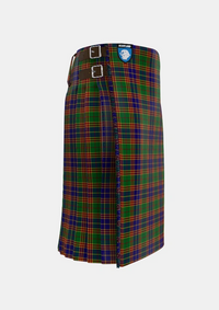 Traditional_Stevenson_Personal_Tartan_1558_kilt_right_image_with_pleated_design_and_adjustable_buckles_for_men