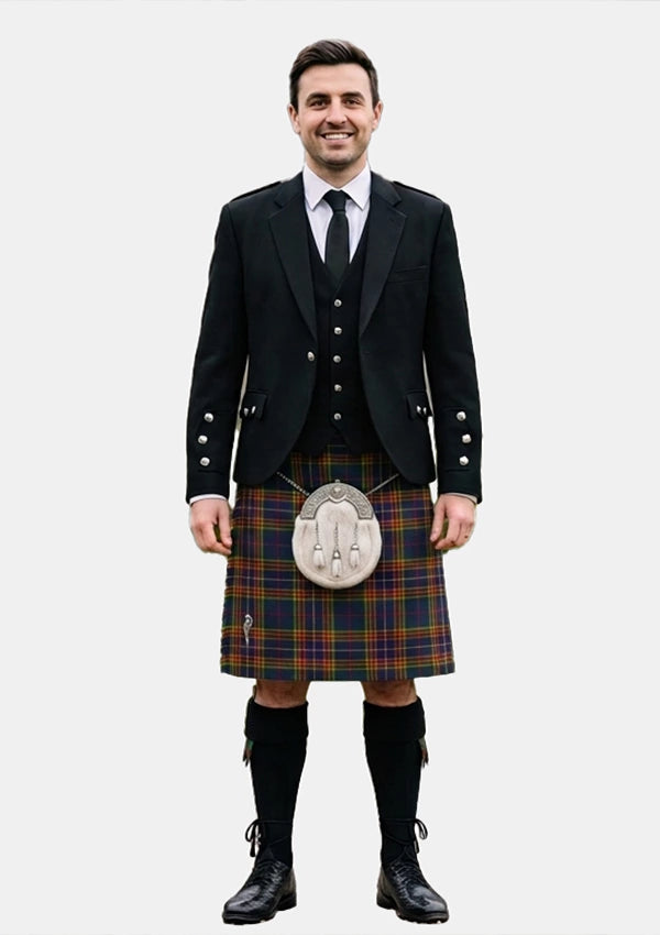 Traditional_Stevenson_tartan_1558_Kilt_and_Argyle_Jacket_Kilt_Outfits_front_image