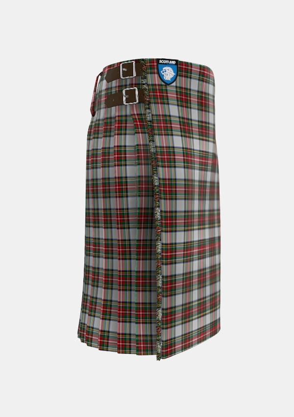 Traditional_Stewart_Dress_1_Tartan_1765_kilt_right_image_with_pleated_design_and_adjustable_buckles_for_men