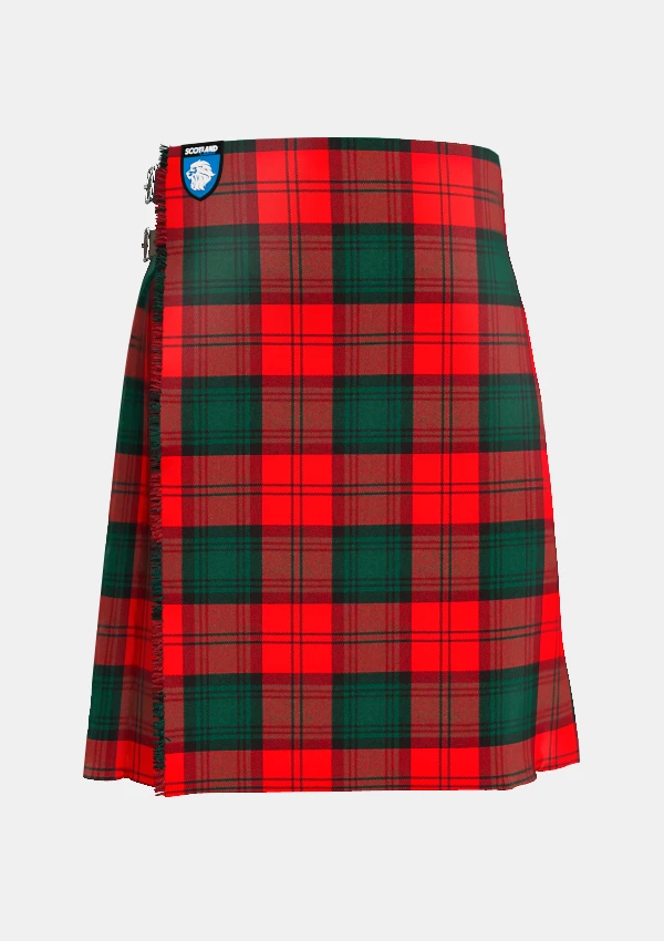 Traditional_Stewart_Of_Atholl_Tartan_kilt_802_front_image_with_pleated_design_and_adjustable_buckles_for_men