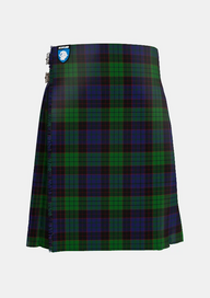 Traditional_Stewart_Old_Tartan_kilt_319_front_image_with_pleated_design_and_adjustable_buckles_for_men