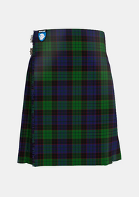 Traditional_Stewart_Old_Tartan_kilt_319_front_image_with_pleated_design_and_adjustable_buckles_for_men