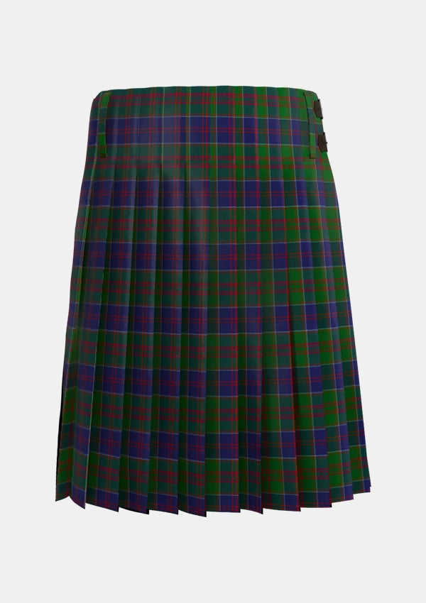 Traditional_Stewart_of_Appin_Hunting_Tartan_430_kilt_back_image_with_pleated_design_and_adjustable_buckles_for_men