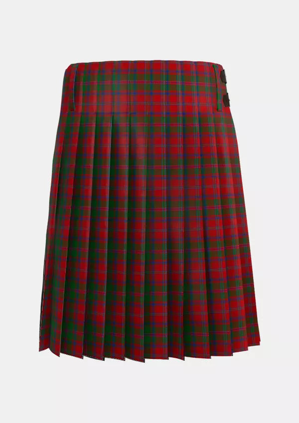 Traditional_Stewart_of_Appin_Tartan_839_kilt_back_image_with_pleated_design_and_adjustable_buckles_for_men