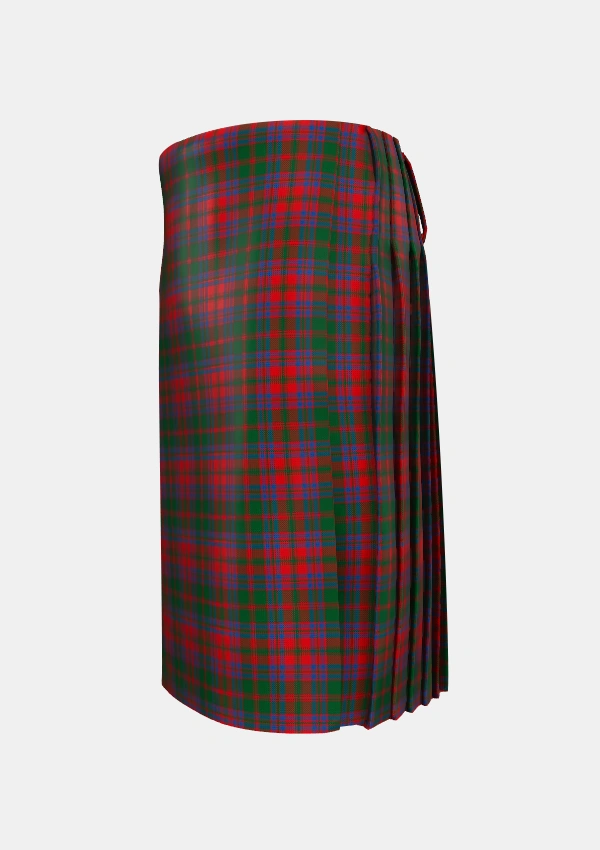 Traditional_Stewart_of_Urrard_Tartan_898_kilt_left_image_with_pleated_design_and_adjustable_buckles_for_men