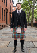 Traditional_Stirling_Bannockburn_Tartan_Kilt_and_Argyle_Jacket_Kilt_Outfit_front_image