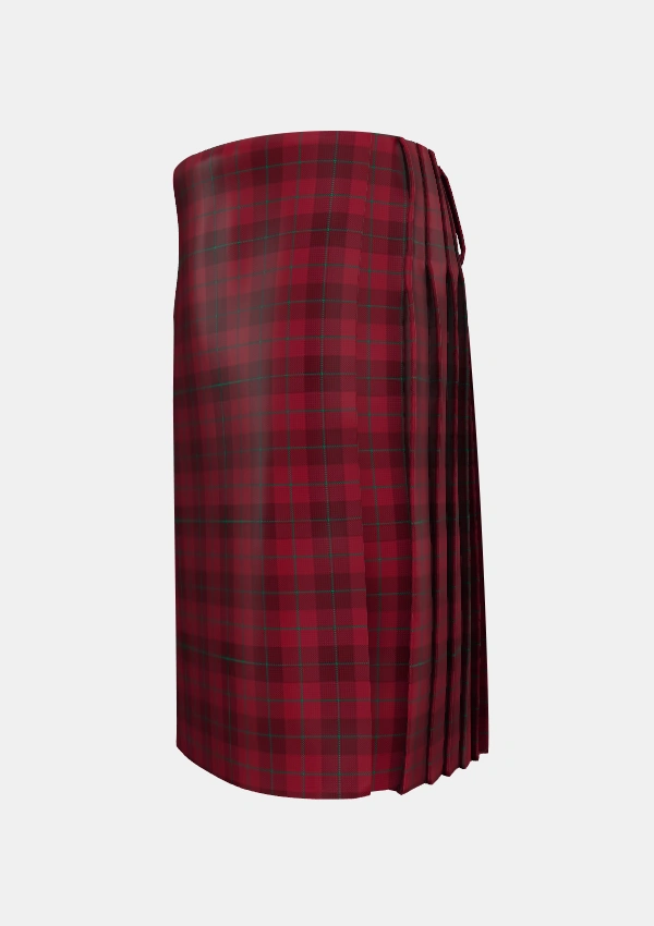 Traditional_Stirling_of_Keir_Tartan_7817_kilt_left_image_with_pleated_design_and_adjustable_buckles_for_men