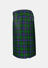 Traditional_Storrie_Tartan_3107_kilt_left_image_with_pleated_design_and_adjustable_buckles_for_men