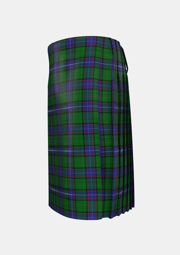 Traditional_Storrie_Tartan_3107_kilt_left_image_with_pleated_design_and_adjustable_buckles_for_men