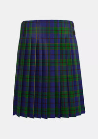 Traditional_Strachan_Tartan_2601_kilt_back_image_with_pleated_design_and_adjustable_buckles_for_men