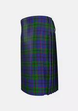 Traditional_Strachan_Tartan_2601_kilt_left_image_with_pleated_design_and_adjustable_buckles_for_men