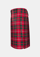 Traditional_Stuart_of_Bute_tartan_left_image_with_pleated_design_and_adjustable_buckles_for_men