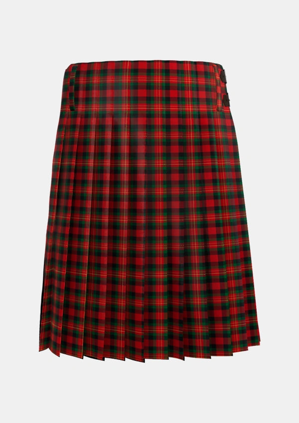 Traditional_Sturrock_Tartan_1575_kilt_back_image_with_pleated_design_and_adjustable_buckles_for_men