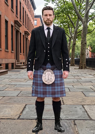 Traditional_Taggart_Tartan_10003_Kilt_and_Argyle_Jacket_Kilt_Outfit_front_image